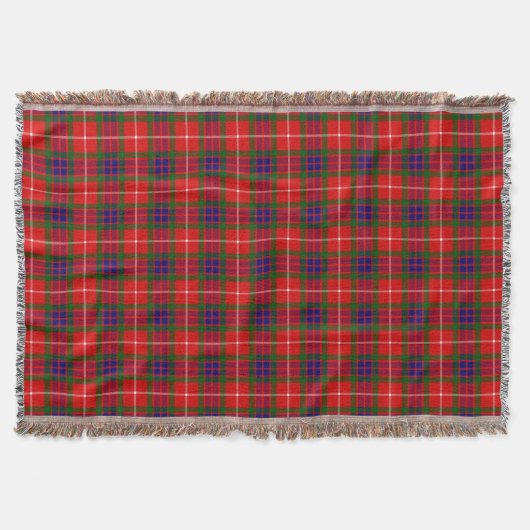 Clan Fraser Tartan Decke (Vorderseite)