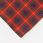 Clan Fraser Tartan Fleecedecke (Ecke)
