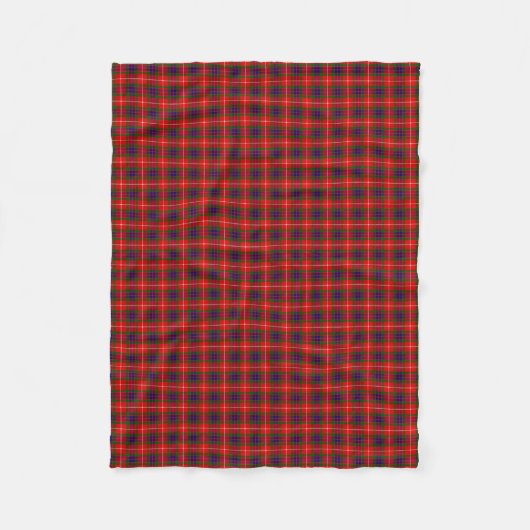 Clan Fraser Tartan Fleecedecke (Vorderseite)