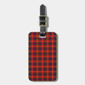 Clan Fraser Tartan Gepäckanhänger (Vorderseite vertikal)