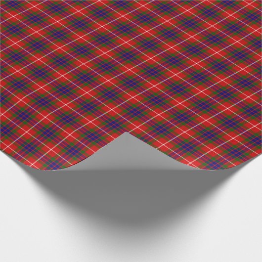 Clan Fraser Tartan Geschenkpapier (Ecke)
