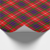 Clan Fraser Tartan Geschenkpapier (Ecke)