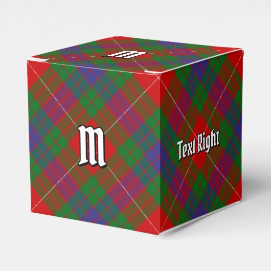 Clan Fraser Tartan Gevor Box Geschenkschachtel (Vorderseite)