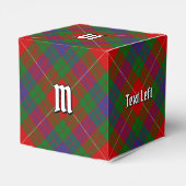 Clan Fraser Tartan Gevor Box Geschenkschachtel (Rückseite)