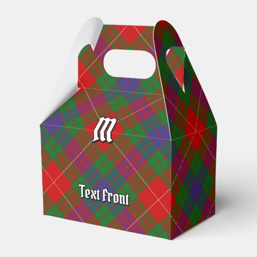 Clan Fraser Tartan Gevor Box Geschenkschachtel (Vorderseite)