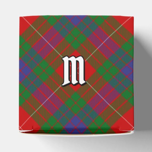 Clan Fraser Tartan Gevor Box Geschenkschachtel (Oben)