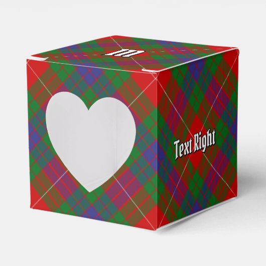 Clan Fraser Tartan Gevor Box Geschenkschachtel (Vorderseite)