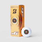 Clan Fraser Tartan Golf Balls Golfball (Verpackungen)