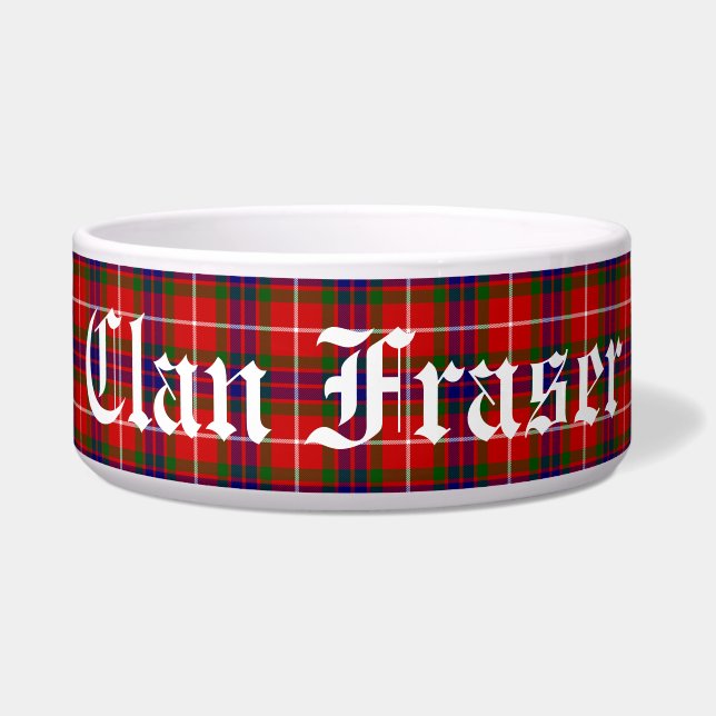 Clan Fraser Tartan Kariert Napf (Vorderseite)