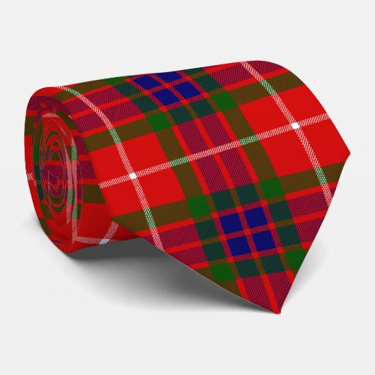 Clan Fraser Tartan Krawatte (Gerollt)