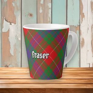 Clan Fraser Tartan Latte Tasse