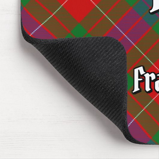 Clan Fraser Tartan Mouse Pad Mousepad (Ecke)