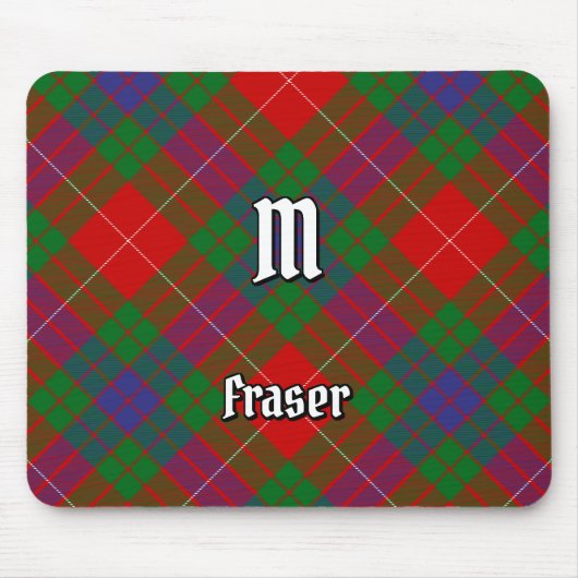 Clan Fraser Tartan Mouse Pad Mousepad (Vorne)