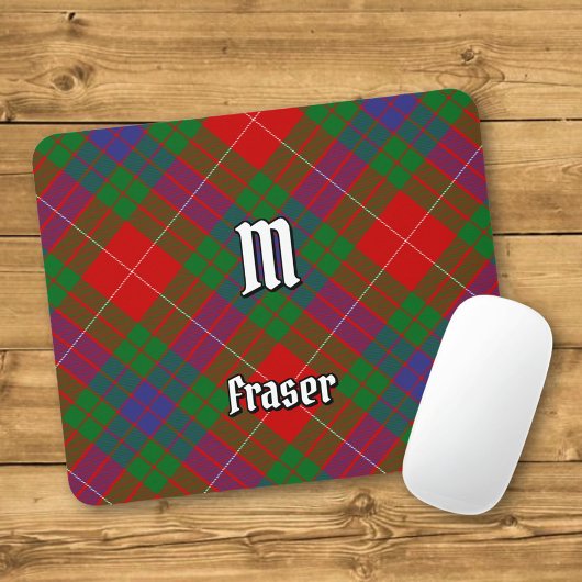 Clan Fraser Tartan Mouse Pad Mousepad