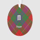 Clan Fraser Tartan Ornament (Vorderseite)