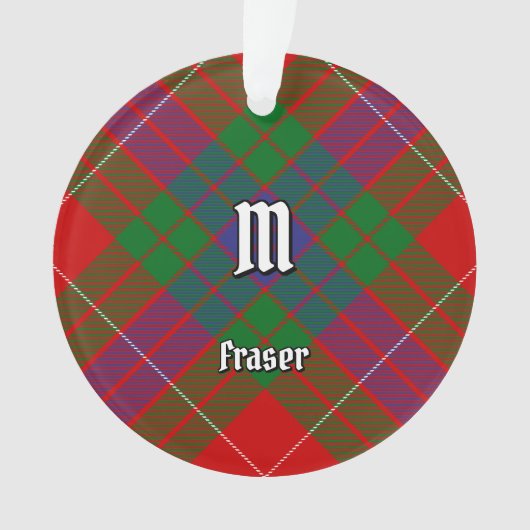 Clan Fraser Tartan Ornament (Vorderseite)