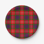 Clan Fraser Tartan Pappteller (Vorderseite)