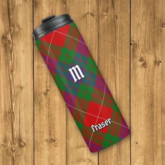 Clan Fraser Tartan Thermal Tumbler Thermosbecher