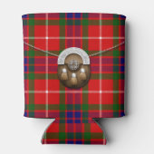 Clan Fraser Tartan und Sporran Dosenkühler (Rückseite)