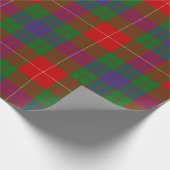 Clan Fraser Tartan Wrapping Paper Geschenkpapier (Ecke)