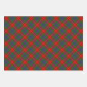 Clan Fraser Tartan Wrapping Paper Sheets Geschenkpapier Set (Vorderseite 2)
