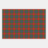 Clan Fraser Tartan Wrapping Paper Sheets Geschenkpapier Set (Vorderseite)