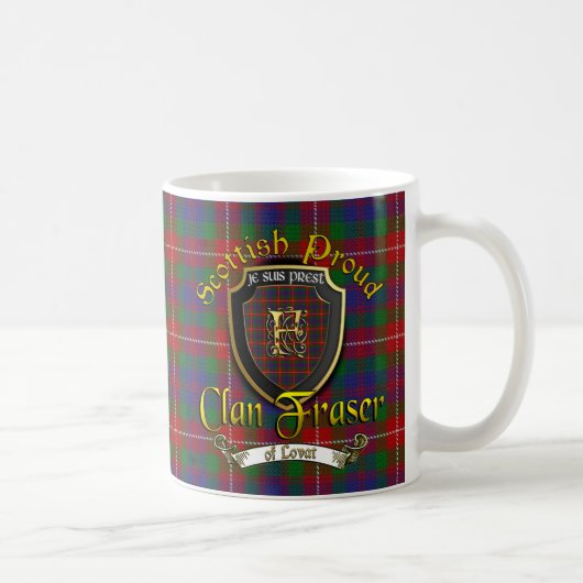 Clan Fraser von Lovat Scottish Proud Cups Tasse (Rechts)
