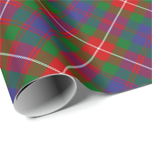 Clan Fraser von Lovat Tartan Geschenkpapier (Rolleneckpunkt)