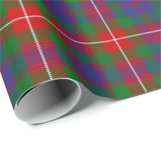 Clan Fraser von Lovat Tartan Geschenkpapier (Rolleneckpunkt)