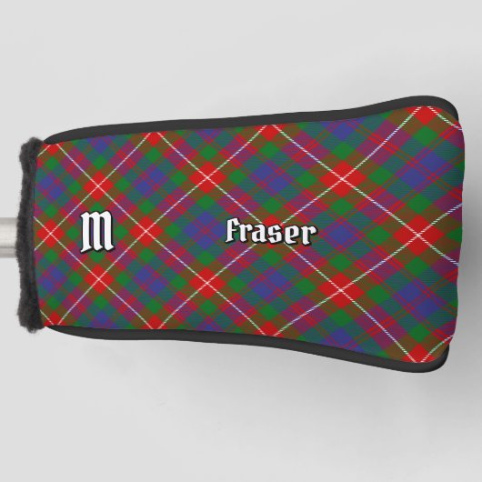 Clan Fraser von Lovat Tartan Golf Headcover (Vorderseite)