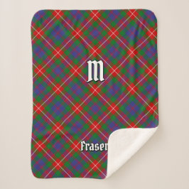 Clan Fraser von Lovat Tartan Sherpadecke