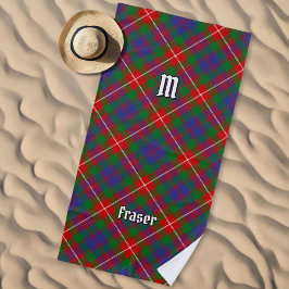 Clan Fraser von Lovat Tartan Strandtuch