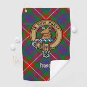 Clan Fraser von Lovat Wappen Golfhandtuch (Insitu)