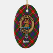 Clan Fraser von Lovat Wappen Keramik Ornament (Rechts)