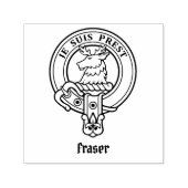 Clan Fraser von Lovat Wappen Selbstfarbige Briefma Permastempel (Design)