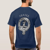 Clan Fraser von Lovat Wappen T-Shirt (Rückseite)
