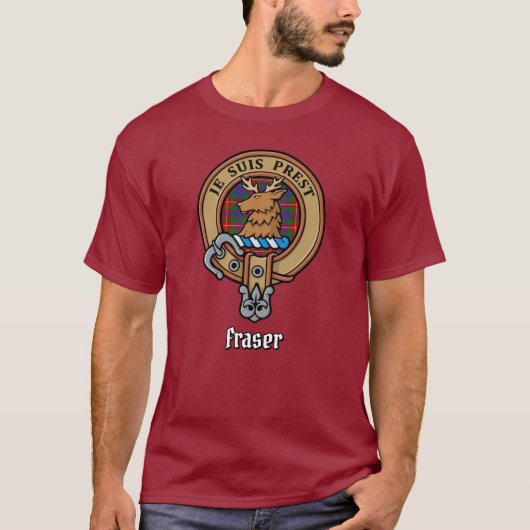 Clan Fraser von Lovat Wappen T-Shirt (Vorderseite)