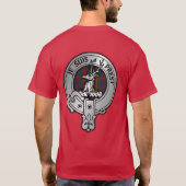Clan Fraser von Lovat Wappen & Tartan T-Shirt (Rückseite)