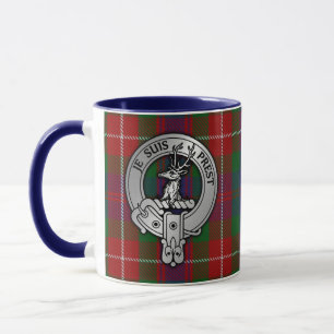 Clan Fraser von Lovat Wappen & Tartan Tasse