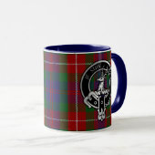 Clan Fraser von Lovat Wappen & Tartan Tasse (VorderseiteRechts)