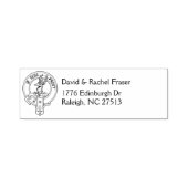 Clan Fraser Wappen & Address Self-Inking Briefmark Permastempel (Design)