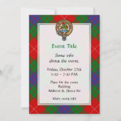 Clan Fraser Wappen Einladung (Vorderseite)