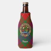 Clan Fraser Wappen Flasche Cooler Flaschenkühler (Flaschenvorderseite)
