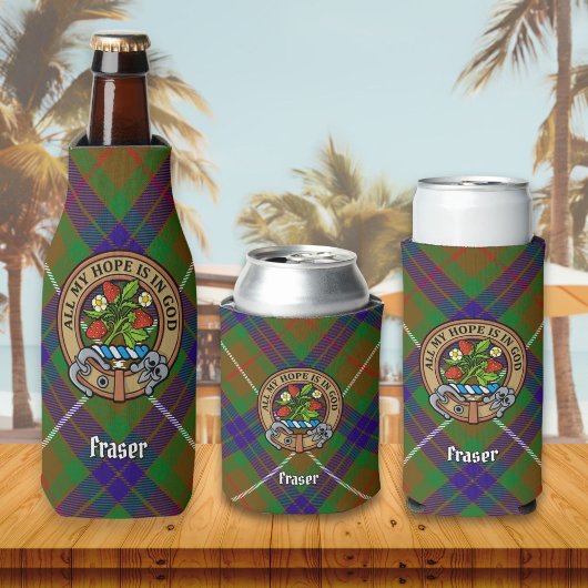 Clan Fraser Wappen Flasche Cooler Flaschenkühler