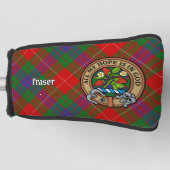 Clan Fraser Wappen Golf Head Cover Golf Headcover (Vorderseite)
