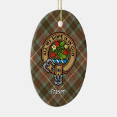 Clan Fraser Wappen Keramik Ornament (Rechts)