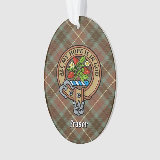 Clan Fraser Wappen Ornament (Vorderseite)