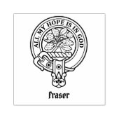Clan Fraser Wappen Rubber Briefmarke Gummistempel (Prägung)