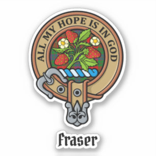 Clan Fraser Wappen Sticker