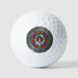 Clan Fraser Wappen & Tartan Knot Golf Balls Golfball